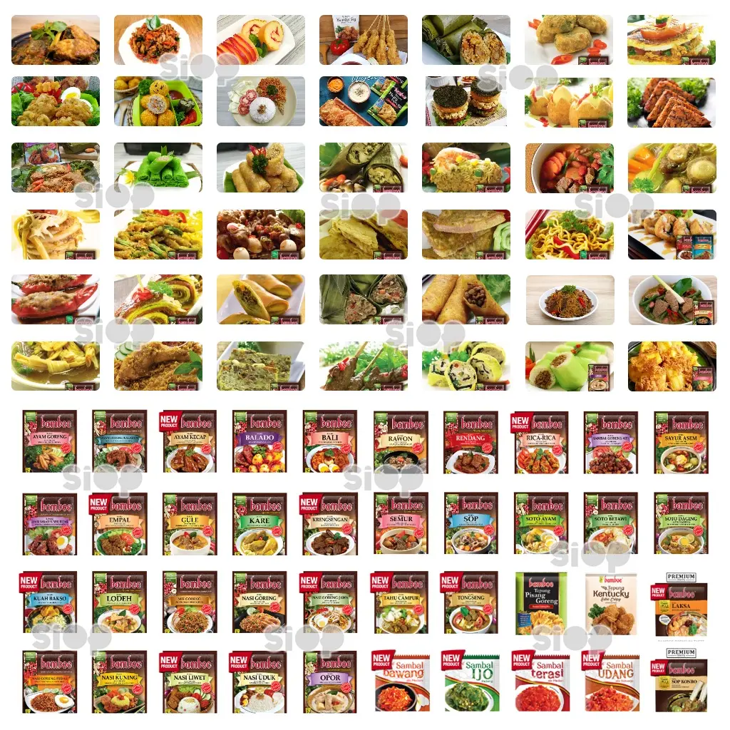 BAMBOE Bumbu Dapur Instan Spices- Bumbu Masak